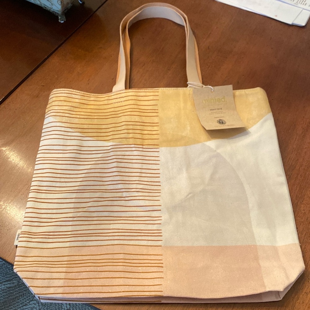 Minted Snap Tote NWT